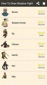 How To Draw Shadow Fight Heroes screenshot 1