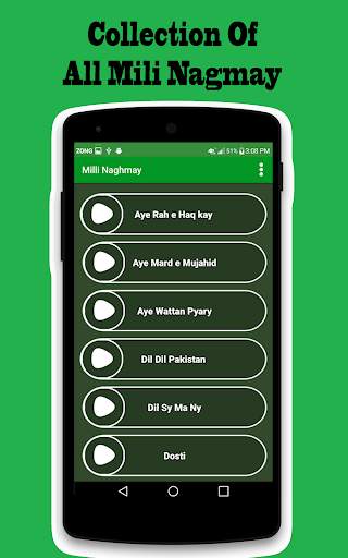 Pakistani mili naghmay mp3 Offline screenshot 4