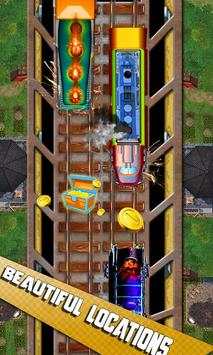 Train Driving Racing Rush 2D screenshot 1