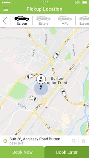 Lets Go Green Cabs screenshot 3