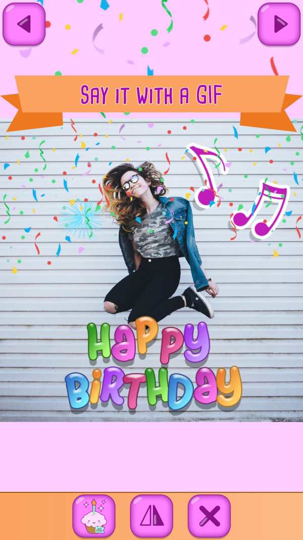 Birthday Photo Animation Maker screenshot 4