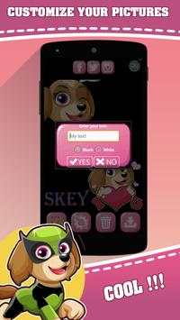 Skye Pawsome Camera Patrol : Stickers and Emojis screenshot 4