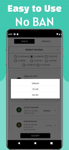 GFX Tool For PUBG - Game Launcher, optimizer screenshot 5