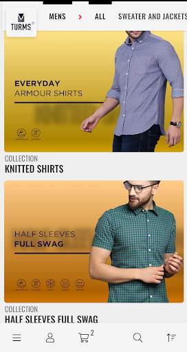 Turms Online Intelligent Apparel Shopping App screenshot 2