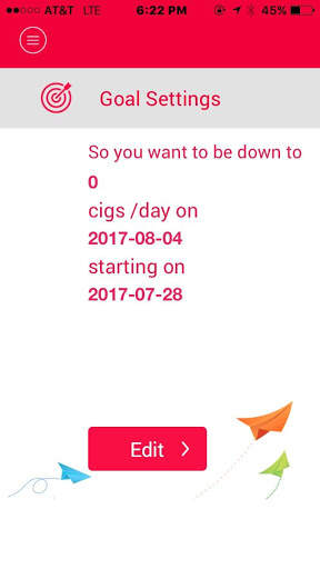Quit4GoodLife ( Smoking Cessation - Quit Smoking ) screenshot 1