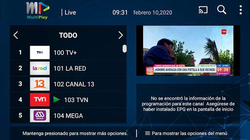 Multiplay TV screenshot 5
