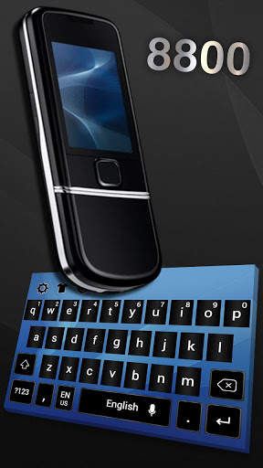 Keyboard for 8800 Nokia Arte Black Style screenshot 1