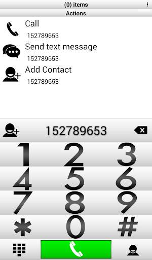 Theme Pure White RocketDial screenshot 1