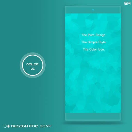 GALAXY XPERIA Theme | JUST CYAN 🎨тема SONY Xperia screenshot 1
