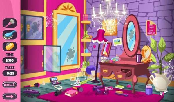 Princess House Cleaning Game For Girls screenshot 2