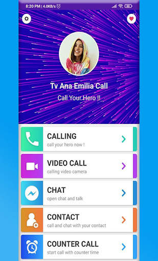 Tv Ana Emilia Game Fake Call & Video 1 تصوير الشاشة
