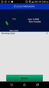 Clean Memory (RAM Booster) screenshot 4