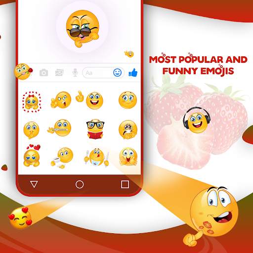 Strawberry Keyboard Theme screenshot 5