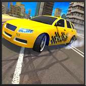 Drift X taxi Driving 3D logo
