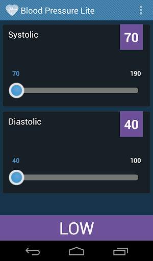Blood Pressure Lite screenshot 1