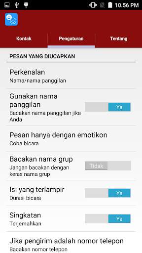 Kontak Talking screenshot 7