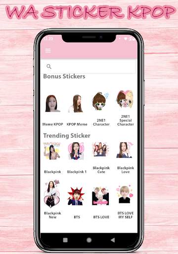StickerWA Korean Idol WA Sticker KPOP for WhatsApp screenshot 1