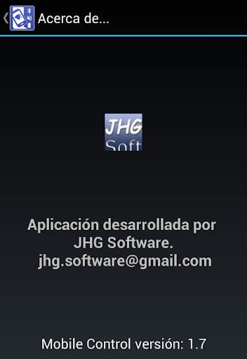 Mobile Control JHG screenshot 5