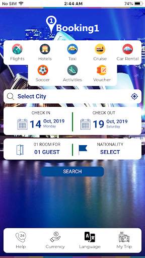 Booking One screenshot 1