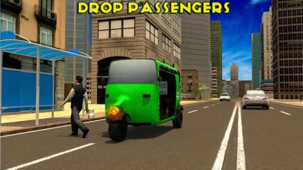 City Tuk Tuk Rickshaw Driving screenshot 5