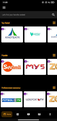 UZ TV - online tv uzbekistan screenshot 1