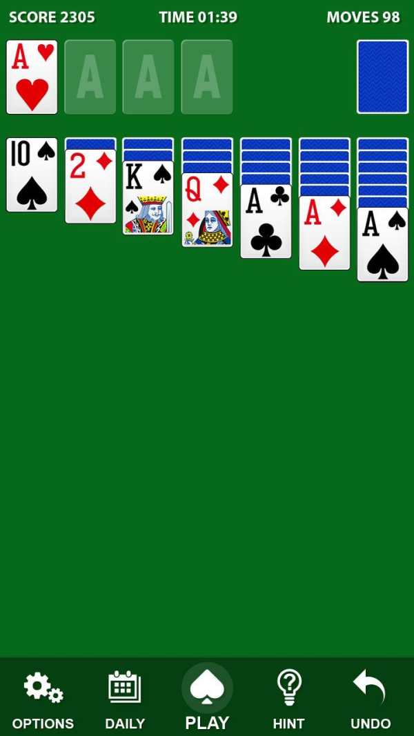 Solitaire screenshot 1