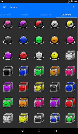 Flat Black and Red Icon Pack screenshot 14