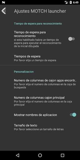 MOTCH Launcher screenshot 2