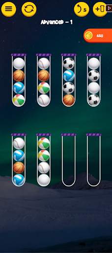 Bubble sort - Ball sort 8 تصوير الشاشة