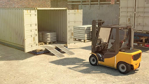3D Forklift Simulator Parking Games 2018 screenshot 1