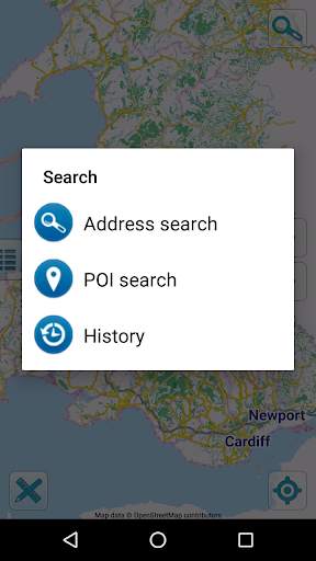 Map of Wales offline screenshot 3