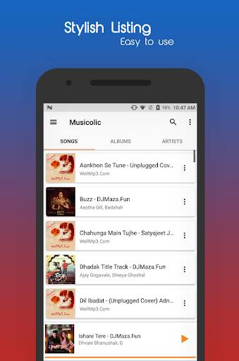 Musicolic | Best Music Player | Audio Player App screenshot 3