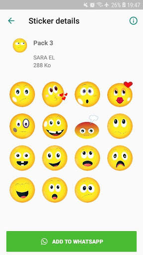 New Emoji Stickers - WAStickerApps screenshot 1