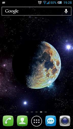 Moon in Color Live Wallpaper screenshot 1