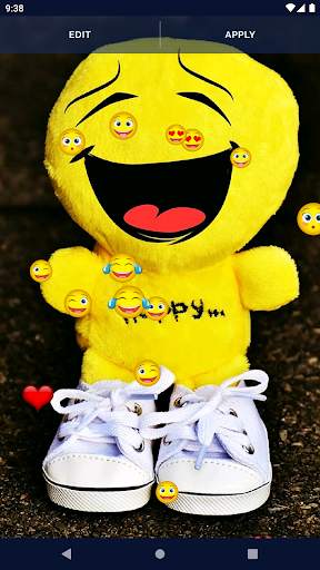 Cute Emoji Live Wallpaper screenshot 5