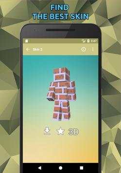 Camouflage Skins for Minecraft in 3D screenshot 5
