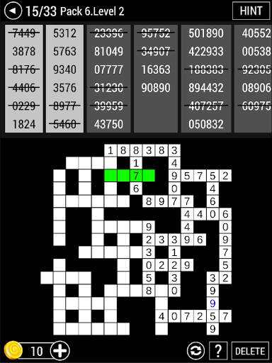 Number Crosswords скриншот 6