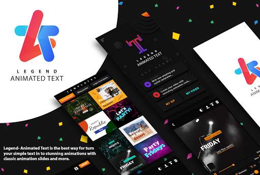 Legend - Text Animation Maker, Social Intro Maker screenshot 1