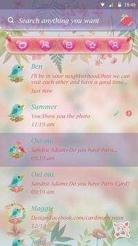 GO SMS SONG OF SPRING THEME screenshot 2