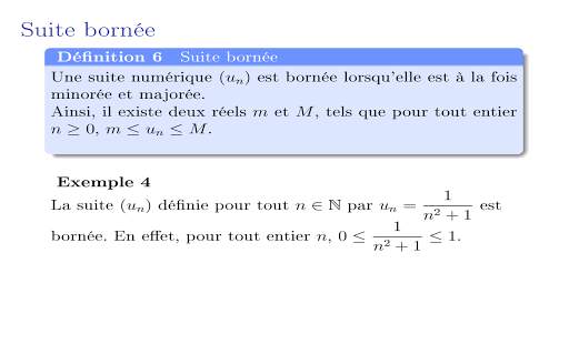 Cours de Maths : suites screenshot 1