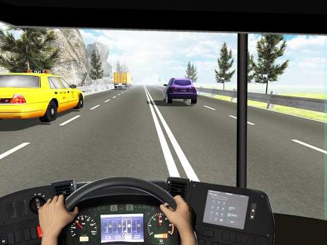 Racing In Bus - Traffic Racer screenshot 5