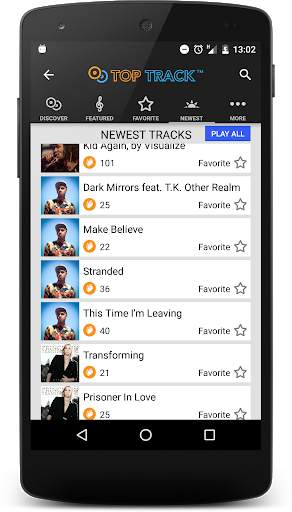 TopTrack - Promote your music 3 تصوير الشاشة