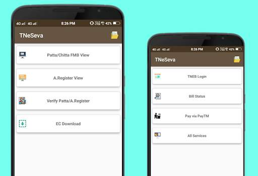 இ சேவை - Tamilnadu Online Services Collection App screenshot 3