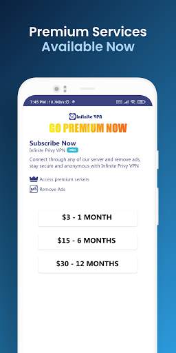 Infinite Privy VPN | Free Unlimited VPN screenshot 5
