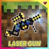 Laser gun mod for Minecraft 2.3.2