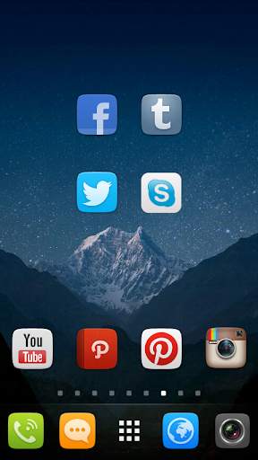 GO Launcher EX UI5.0 theme screenshot 3