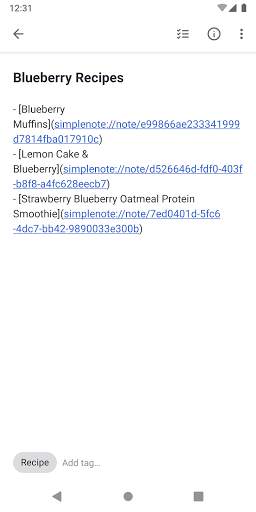 Simplenote screenshot 3