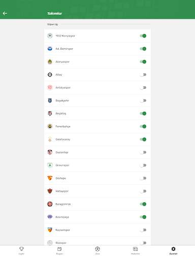 TorAlarm - Futbol skorları screenshot 16