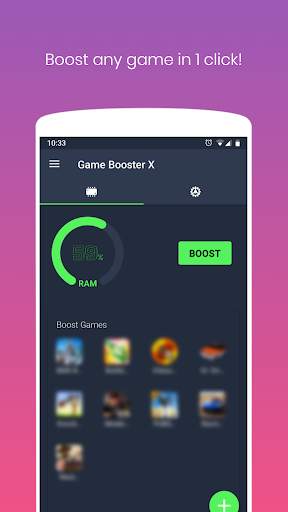 Game Booster X: Game Play Optimizer screenshot 1