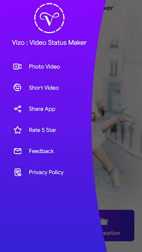 Vizo : Lyrical Video Status Maker screenshot 2